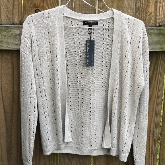 Banana Republic Sweaters - Banana Republic 100% Italian Linen Cardigan